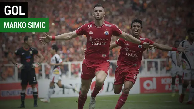 VIDEO: Marko Simic Cetak Gol, Persija Jaga Kans Juara