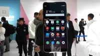 Tampak depan Meizu M6s yang baru diluncurkan di Beijing, Tiongkok, Rabu (17/1/2018) waktu setempat. (Liputan6.com/Agustina Melani)