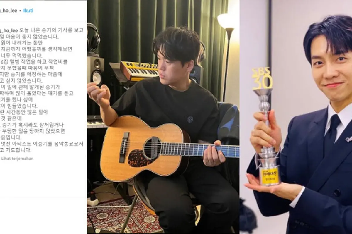 Unggahan Gitaris Lee Seung Gi yang Mengaku Juga Tak dibayar Hook Entertainment