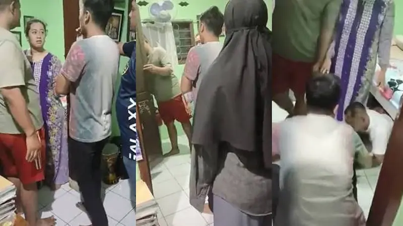 Detik-detik Istri Keciduk Suami saat Selingkuh, Sembunyikan Pria di Bawah Kasur Ini Viral