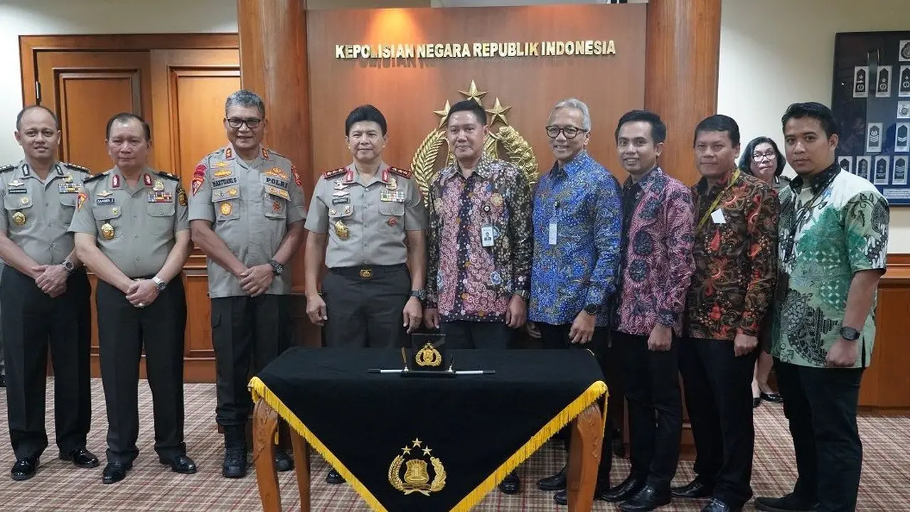 PT Pegadaian (Persero) menjalin kerjasama dengan Kepolisian Negara Republik Indonesia (Polri) dalam upaya pengamanan dan penegakan hukum.