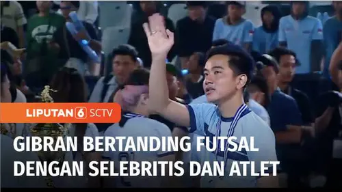 VIDEO: Prabowo Hadiri Silaturahmi Relawan, Gibran Tanding Futsal dengan Selebritis dan Atlet