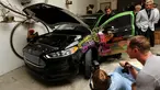 Ford Motor Company memamerkan sebuah mobil konsep terbaru di TechShop, San Francisco, California (3/6/2014). (REUTERS/Robert Galbraith)