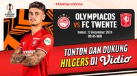 Link Siaran Langsung Liga Europa: Nonton Mees Hilgers, Olympiacos vs Twente di Vidio.com. (sumber: doc.vidio.com)