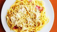 Spaghetti Carbonara adalah salah satu contoh makanan yang mudah dimasak di rumah. (dok. Instagram @_stefan_w_/https://www.instagram.com/p/BsKz3ToHFAJ/Esther Novita Inochi)