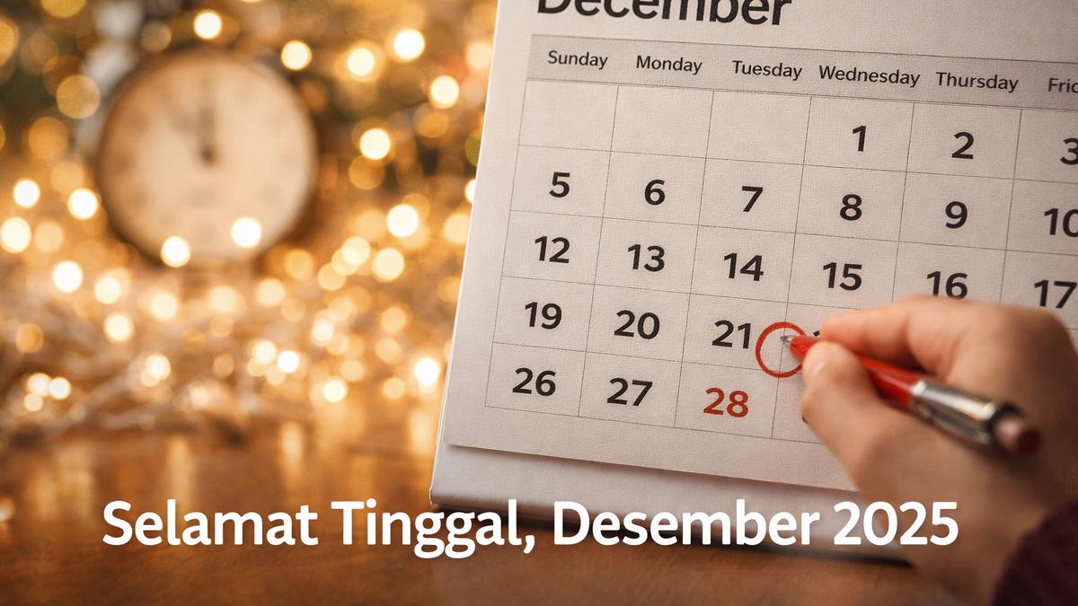 120 Kata-Kata Selamat Tinggal Desember 2025 Terbaru untuk Status