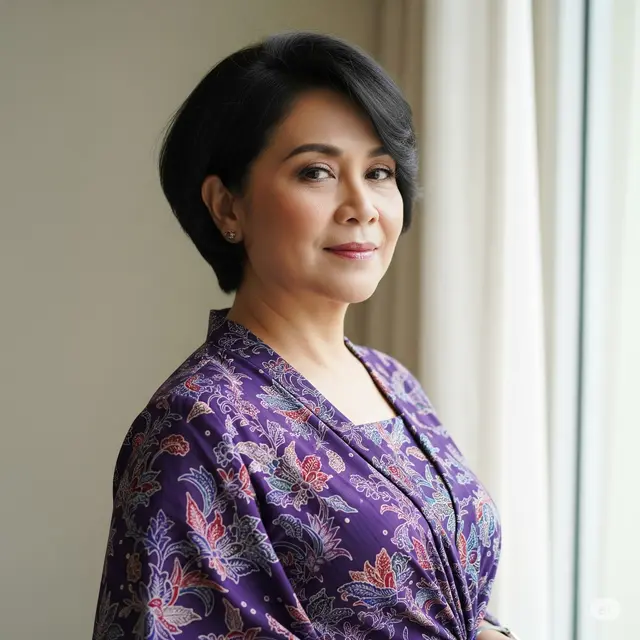 Model Rambut Wanita Paruh Baya agar Terlihat Elegan. Foto: Gemini