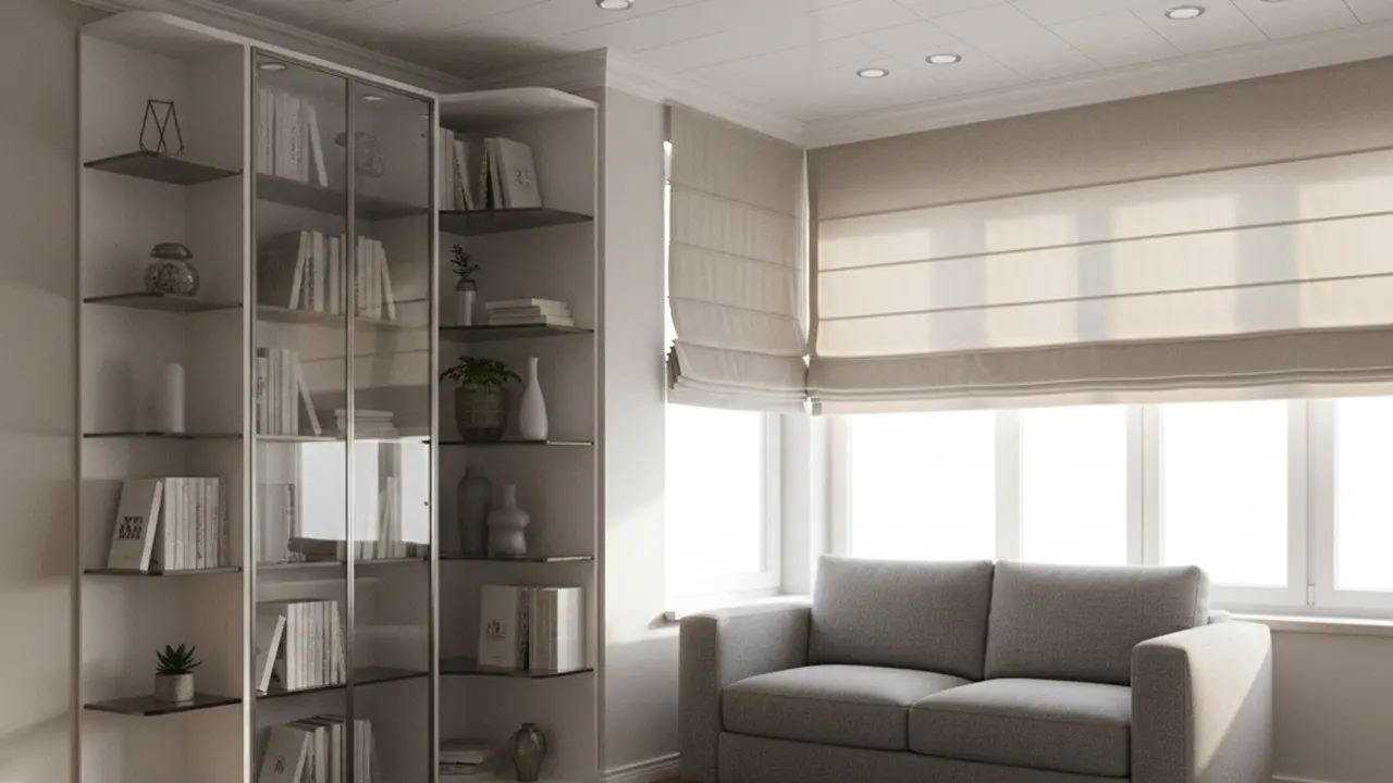 Trik Desain Interior Rumah Sempit Agar Terlihat Luas Tanpa Renovasi Besar. AI