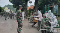 Suasana uji klinis di Secapa AD. (dok Dinas Penerangan TNI AD)