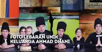 Foto Lebaran Unik Keluarga Ahmad Dhani