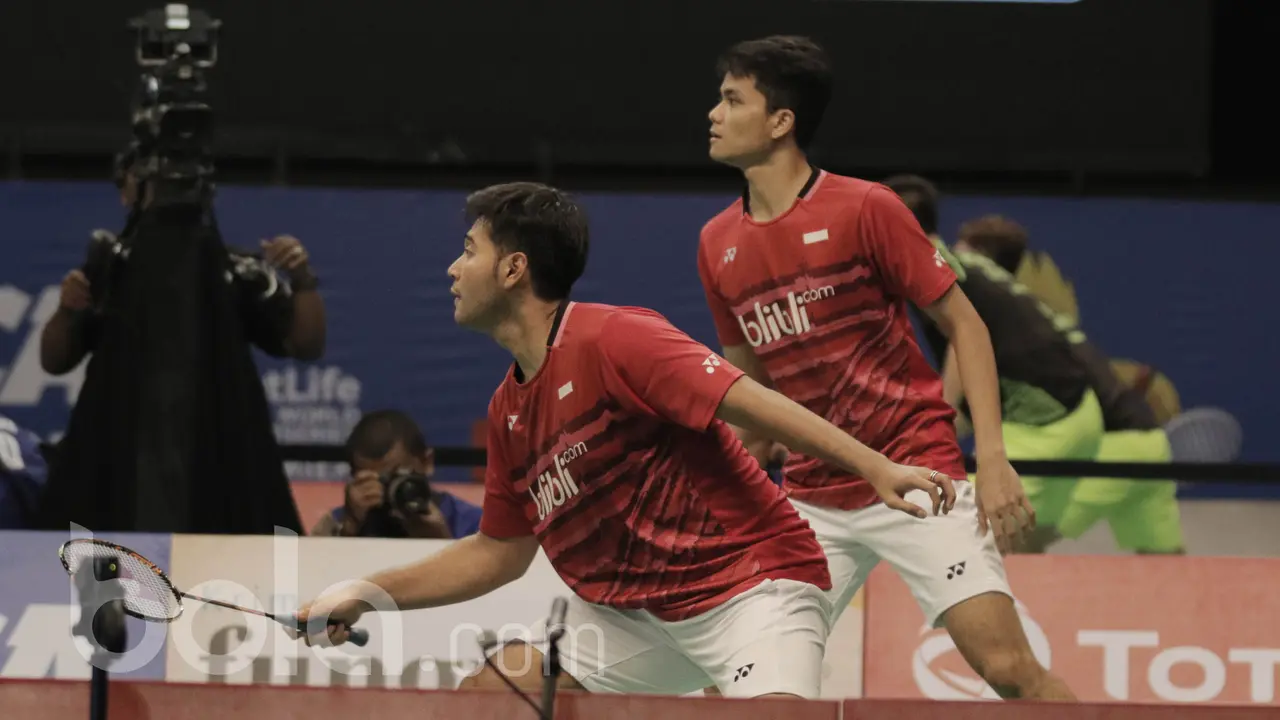 Pasangan Indonesia-Malaysia Ricky Karandasuwardi dan Angga Pratama