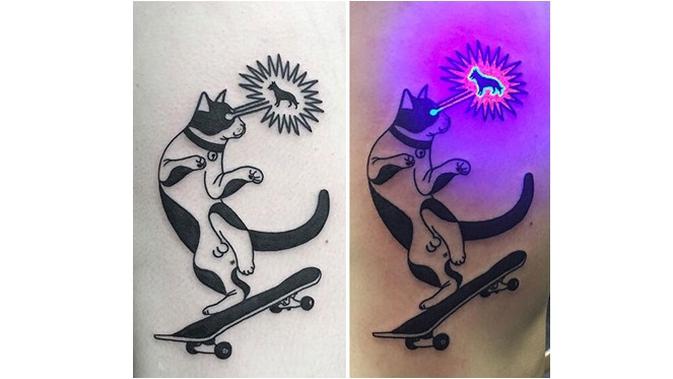 7 Desain Tato Bisa Menyala Ini Bikin Imajinasi Jadi Nyata