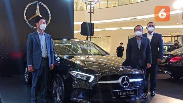 Merecedes-Benz A200 Sedan Progresive Line resmi dirilis untuk Indonesia (Fahmi/Liputan6)