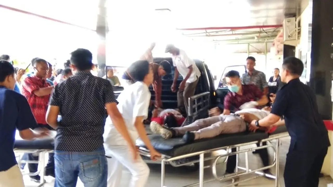 Bus Masuk Jurang di Sukabumi