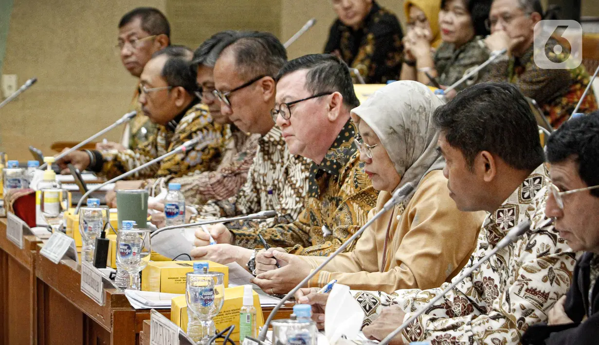 Raker Membahas Progress pelaksanaan kegiatan TA 2023. (Liputan6.com/Faizal Fanani)