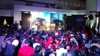 Begini Serunya Nobar Siaran Langsung Peluncuran Satelit Telkom 3S