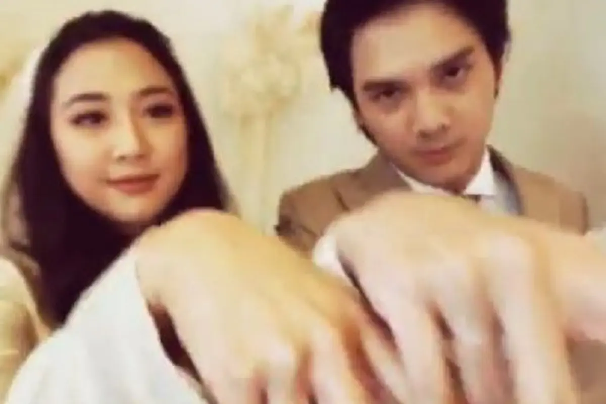 Sherina Munaf - Baskara Mahendra (Foto: Twitter/@sherinasinna)