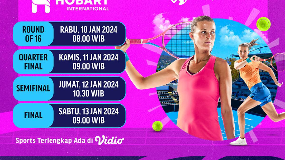 Link Live Streaming WTA Hobart International 2024 di Vidio Pekan Ini
