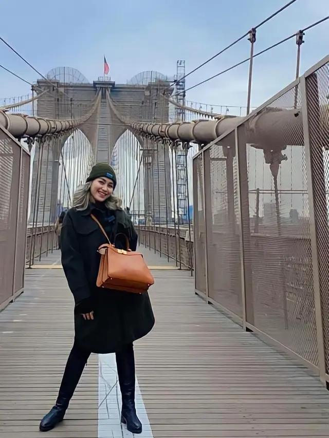 Ayu Ting Ting liburan di New York City (Foto: Instagram/@ayutingting92)