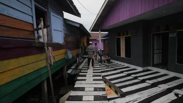 Kampung Warna-Warni Jodipan Malang Punya Saingan dari Balikpapan