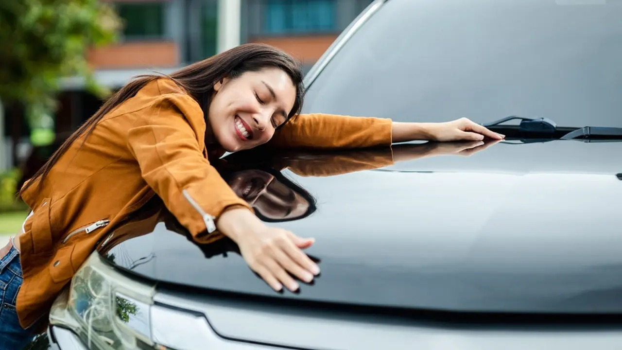 Ilustrasi mendapatkan mobil impian