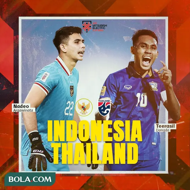 Piala AFF - Timnas Indonesia Vs Thailand - Nadeo Argawinata Vs Teerasil Dangda