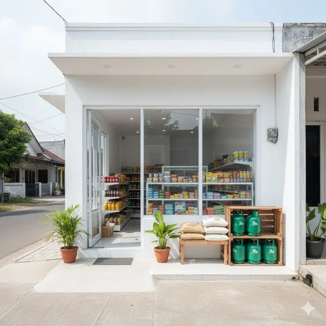 Desain Warung Sembako