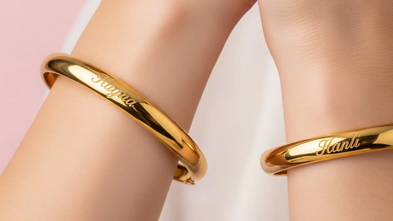8 Rekomendasi Gelang Modern Emas Couple untuk Sahabat yang Berkesan