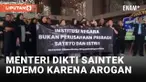 Satryo Soemantri Brodjonegoro Didemo Pegawai Kemendikti Saintek