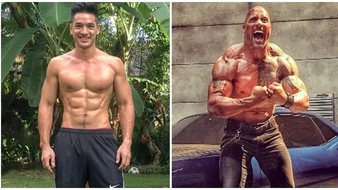 [Bintang] Andrew White dan The Rock