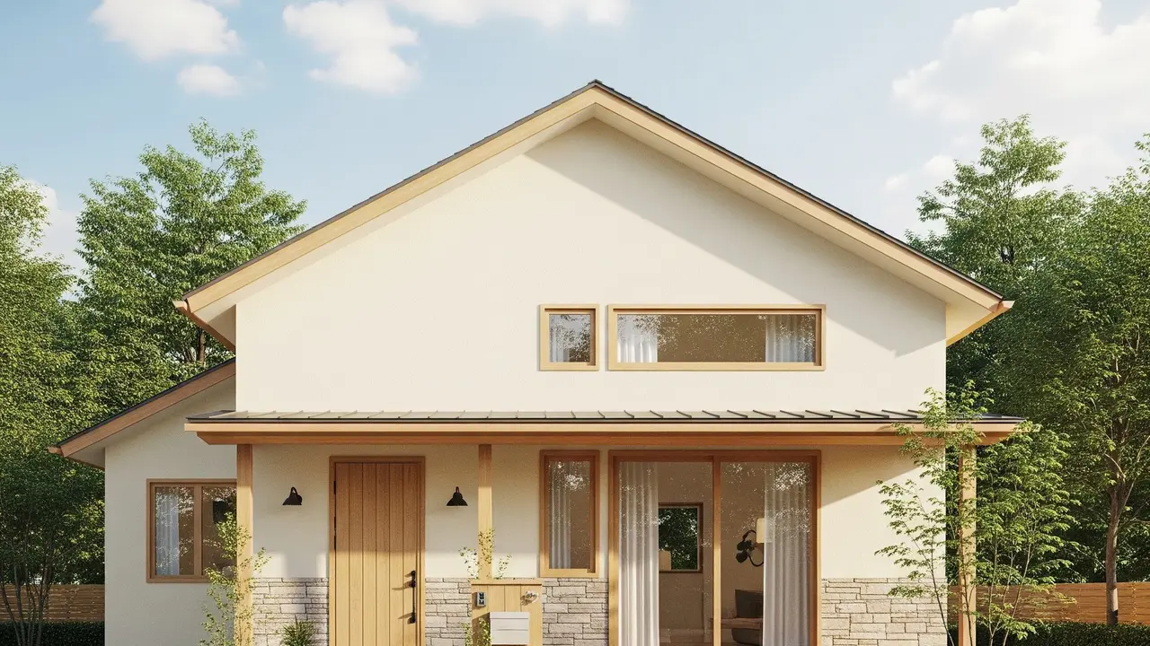 Model Cat Depan Rumah Minimalis (Image by Gemini AI)