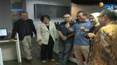 Sudirman dan Ida berdiskusi dengan redaksi mengenai pilkada dan program unggulan yang akan mereka usung selama masa kampanye nanti.