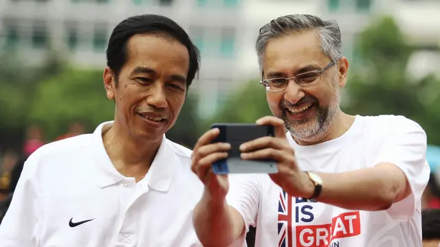 Presiden Jokowi Bersepeda Bareng Walikota London