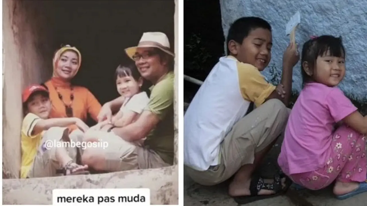 6 Foto Kenangan Eril dan Zara saat Masa Kecil, Kebanggaan Ridwan Kamil