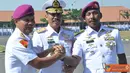 Citizen6, Surabaya: Hadir dalam acara tersebut Dankodikopsla Laksma TNI Yayat Achmad Hadirat, Kepala Staf Armatim (Kasarmatim) Laksma TNI Darwanto, Komanadan Lantamal V Surabaya Laksma TNI Sumadi. (Pengirim: Penkobangdikal)