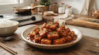 Cara Membuat Tempe Saus Korea Pedas Manis, Rahasia Tekstur Krispi yang Awet