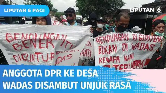 VIDEO: Temui Warga Desa Wadas, Kunjungan DPR RI Disambut Unjuk Rasa