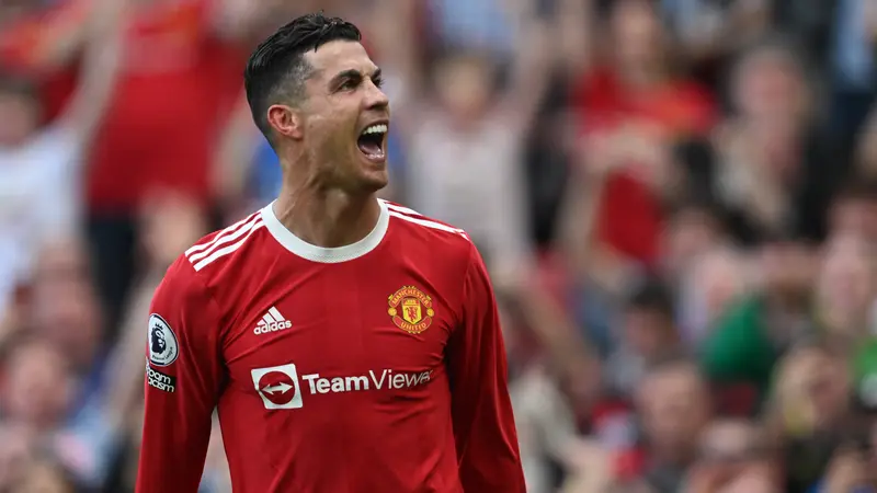 Cristiano Ronaldo - Manchester United - Liga Inggris - 16 April 2022-1