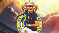 Real Madrid - Kylian Mbappe Jersey Prancis (Bola.com/Adreanus Titus)