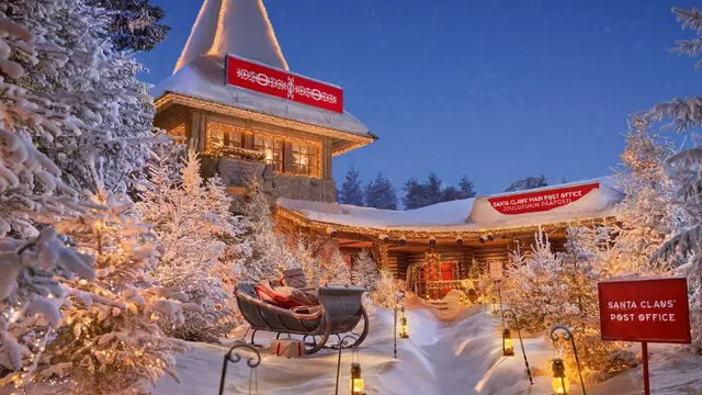 Kantor pos resmi Sinterklas di Rovaniemi, Finlandia