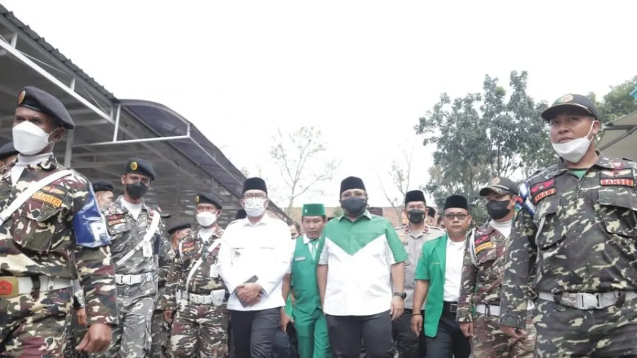 Rumah toleransi Ansor Jabar diresmikan oleh Menag Gus Yaqut dan Gubernur Jawa Barat Ridwan Kamil. (Foto: Dok. Kemenag/Liputan6.com)