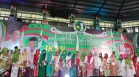 Deklarasi Jaringan Kiai Santri Nasional di Bandung, Jawa Barat. (Huyogo Simbolon)