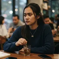 Zodiak yang pura-pura tidak peduli padahal sebenarnya tersinggung (AI generated)
