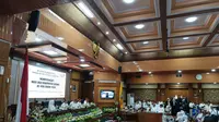 Suasana Sidang Istimewa HUT Kabupaten Serang ke 489 tahun. (Selasa, (08/10/2024). (Yandhi Deslatama/Liputan6.com).