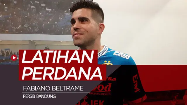 VIDEO: Latihan Perdana Fabiano Beltrame Bersama Persib