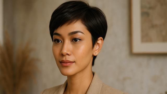 8 Model Rambut untuk Wajah dengan Dagu Runcing, Inspirasi yang Bikin ...