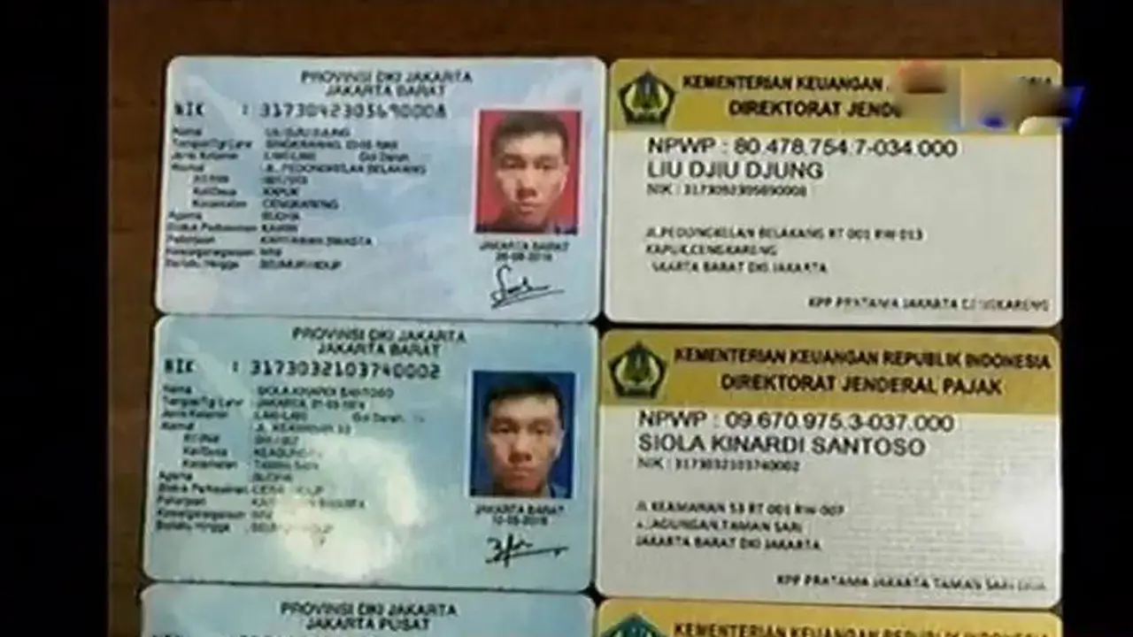  E-KTP palsu