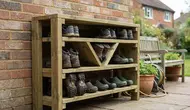 Cara Membuat Rak Sepatu Outdoor Tahan Hujan, 5 Langkah Praktis dan Kreatif Amankan Alas Kaki