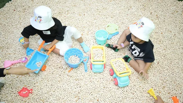 Pororo Park Jakarta menjadi tempat bermain Sambil belajar. [Fimela/Daniel Kampua]