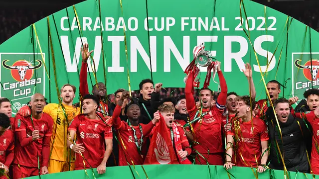 Foto: Daftar 5 Klub dengan Koleksi Trofi Piala Liga Inggris Terbanyak sepanjang Sejarah, Liverpool Tersukses